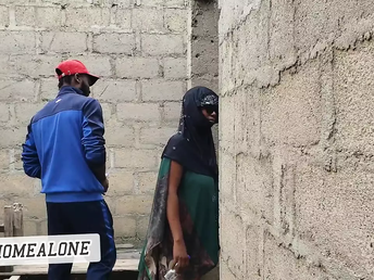 See this Nigerian slut with huge hooters get pounded in a concluded building by a BIG Dark-hued Spear