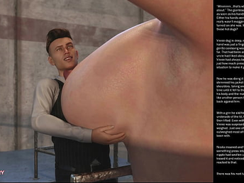 Phat Apple Small Gesture Scene 12 - Three dimensional Comics. Three dimensional Animation Orgy