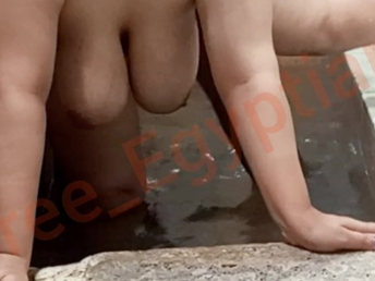 Free-for-all_Egyptian's curvy bum porked hard in a mischievous Asian gang-bang