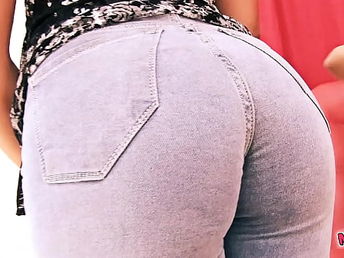 BIG-ASS & Cameltoe In Jeans. The Denim Girlfriends!