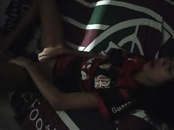 Sizzling thin Flamengo aficionado