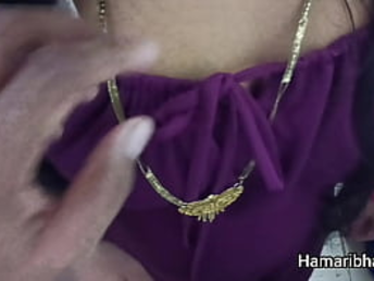 Devi, Abhi's husband's acquaintance, gets a rough ride on Indian Desi Bhabhi's cock-squeezing Indian gash