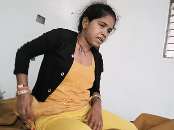 Witness as Ki Chudai's Indian bhabhi masseuse finger and massage her monstrous udders in a torrid Indian bhabhi massage