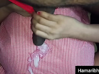 Devi, Abhi's Indian Desi School Sex Vid: Aishwarya Bhabhi coaxes her tutor to give her a firm H