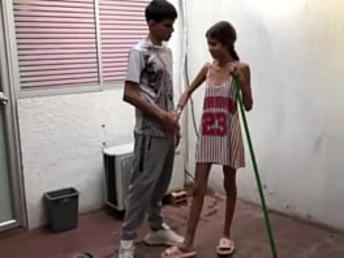 Andrea1010 & Victorsex get nasty with each other while step parents are out