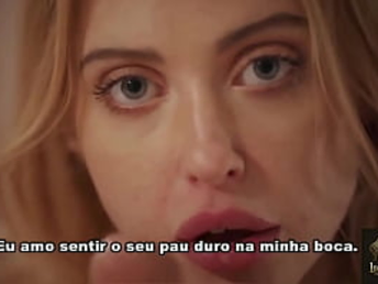 Chloe Couture and Alex Adams get a taste of their step-step-brother's tongue in first-timer voyeurism on their lean figure