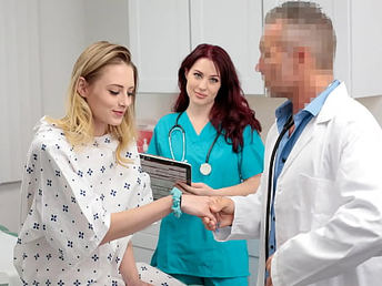 Teenie Has Issues with Her Regrown Hymen and Treated by The Physician - Doctorbangs