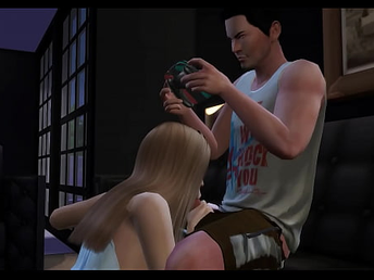 Blowing My Gamer Boyfriend's Dick While Frolicking - Steven Intercourse Scene Only