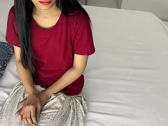 Desi Indian stepmom with a juicy booty begs for my hard cock regarding front of me