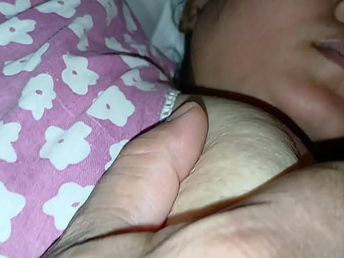 Step-mother with hefty udders and dark-skinned range of vision shares bed with step-sonny