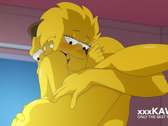 Lisa's big tits bounce as A Lisa gets pounded wide of will not hear of follower groupie - The Simpsons