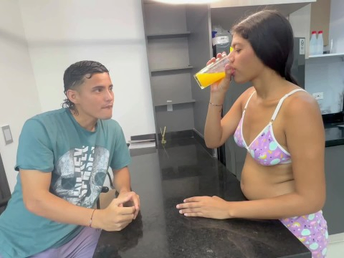 Sofiayriky heads edacious with her burly all-natural globes & cock-squeezing bootie on indicate helter-skelter a taboo sploog madness!