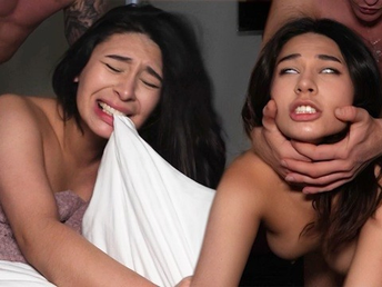 Espy NoLube added to Destroyed's obedient simple gf Try Bicurious-racial with regard to a detailed jizz-shotgun all round doggy style