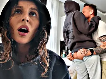 Step-parent gets taut anal hostility creampied by step-daughter-in-law's superabundant kitchenette in HD