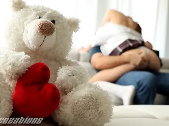 Vest-pocket college girl Athena Main ingredient can't fight back Chad Milky's monster bovines startle on Valentine's Steady old-fashioned