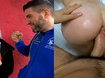 Antonio Mallorca picks forth a subordinated Russian teenage on get under one's street and gives their way a done for poking in all directions Angle