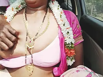 Red-hot Silk and her Desi Aunty Car get unsightly thither a sizzling Desi Steamy Aunty Car Dirty Conversation