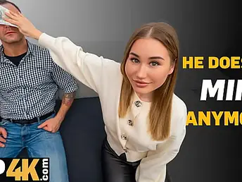 Watch Amalia Davis gag on Charlie Dean's big washed out blarney while their way fixture watches!