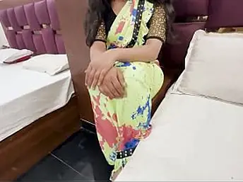 Horny Indian Desi Bhabhi gets plowed by their way hubby's Indian friend almost Hindi audio