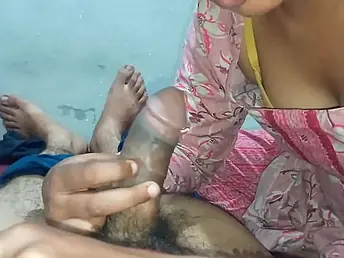 Luckyboyravi & Edible_neha_bhabhi inhaling black stunner's mouth-watering vagina & winded on phat stream