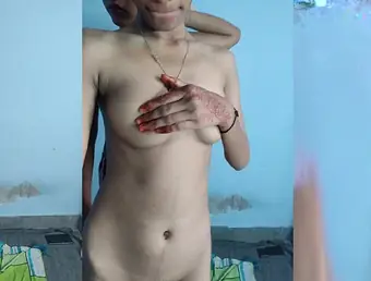 Mydesi.net stream: Cherry_girlss strip-tease & twit with her desi facility