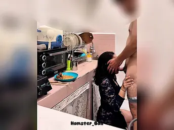 My Wifey throw a monkey wrench into the machinery cooking together with fucks constant in the pantry